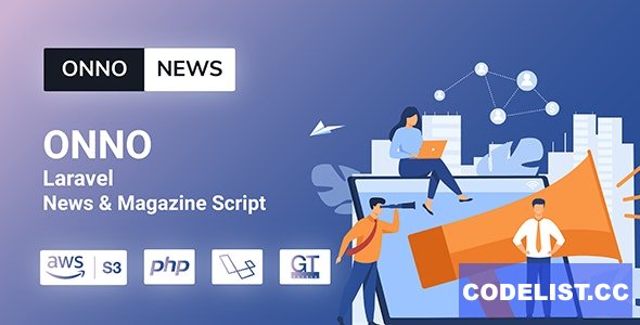 ONNO v1.4.2 – Laravel News & Magazine Script