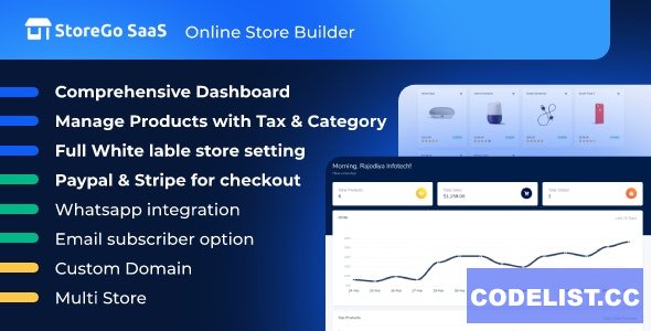 StoreGo SaaS v3.2 – Online Store Builder