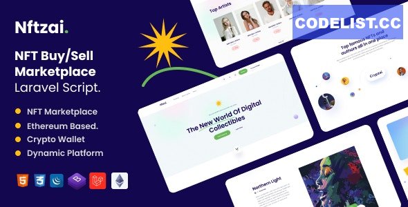Nftzai v1.0 – NFT Buy/Sell Marketplace Laravel Script » Premium Scripts, Plugins & Mobile