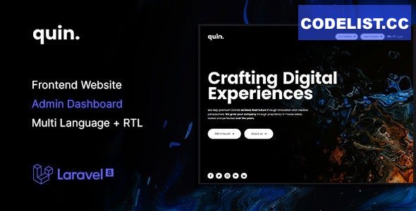 Quin v2.0.0 – Multipurpose Website CMS & Creative Agency Management System » Premium Scripts, Plugins & Mobile